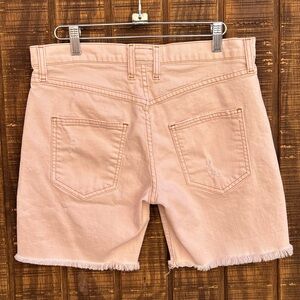 Citizens Of Humanity Light Pink Cut Off Denim Shorts